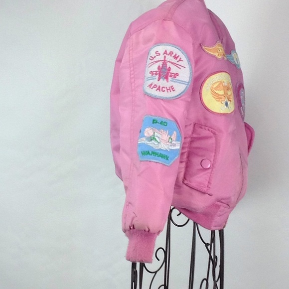 Super cute flightline bomber jacket - Picture 2 of 8